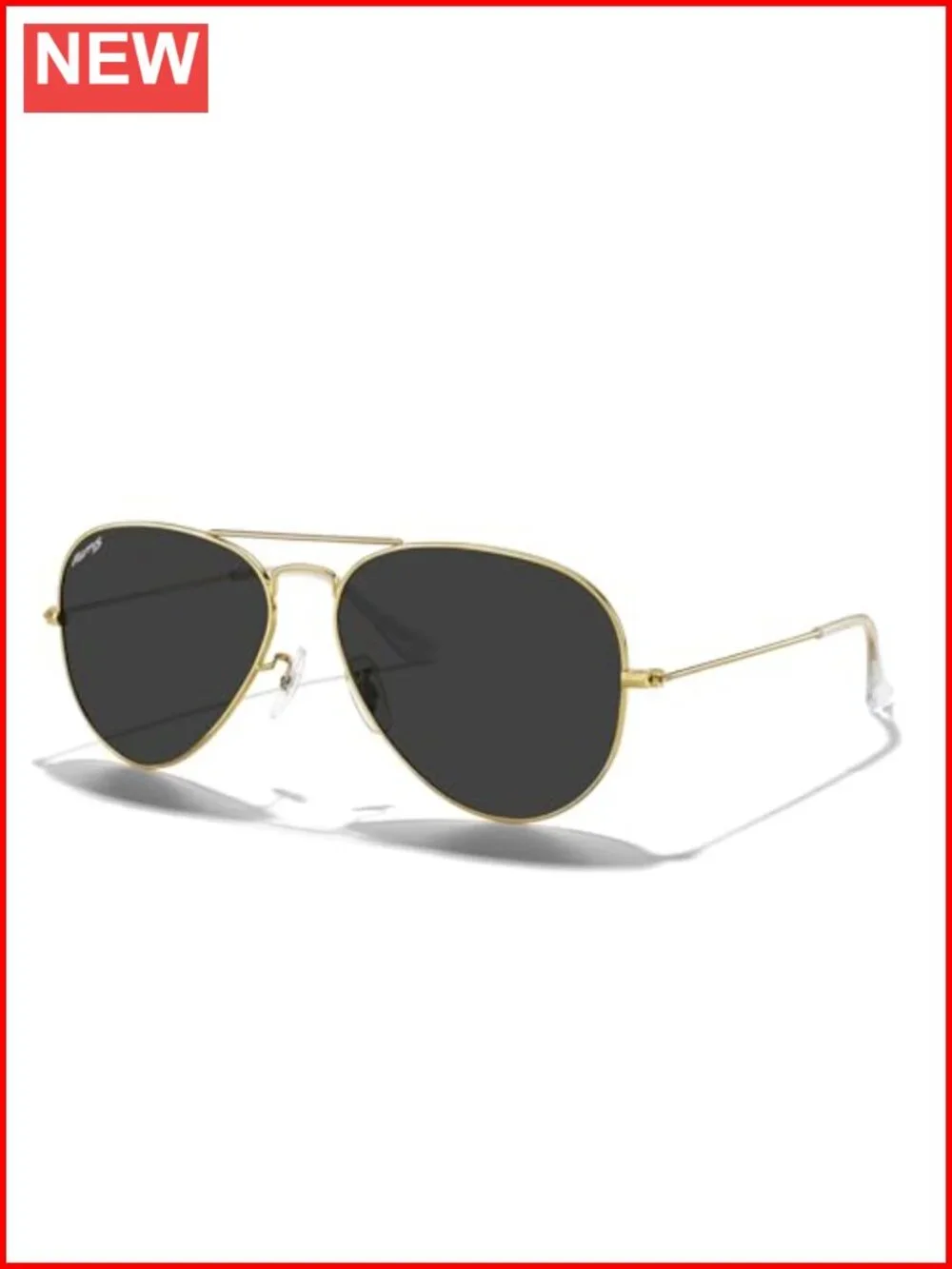 Classic Polarized Aviator Sunglasses Metal Frame UV Protection